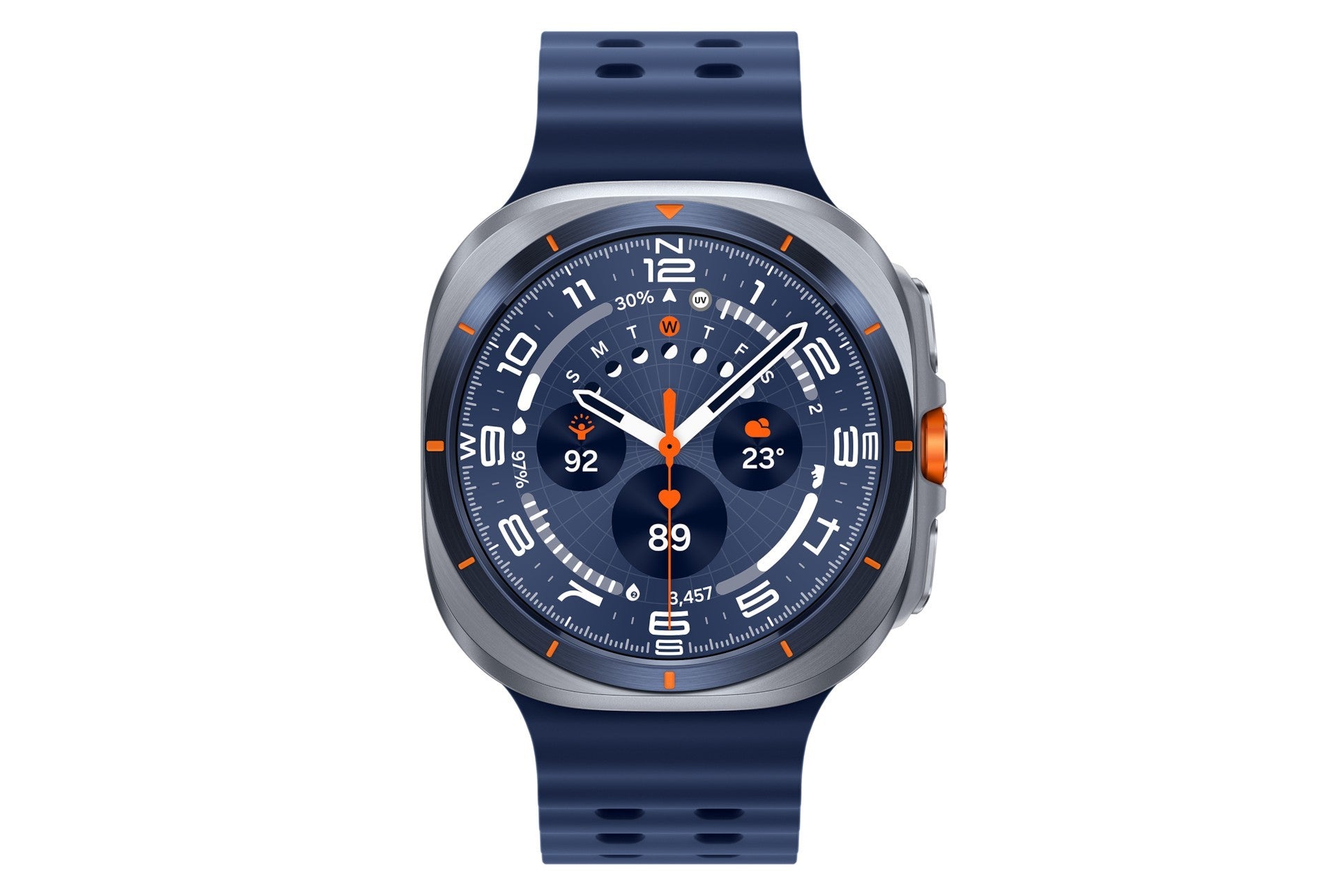 Samsung Galaxy Watch Ultra 3,81 cm (1.5") AMOLED 47 mm Digitale 480 x 480 Pixel Touch screen 4G Argento Wi-Fi GPS (satellitare)
