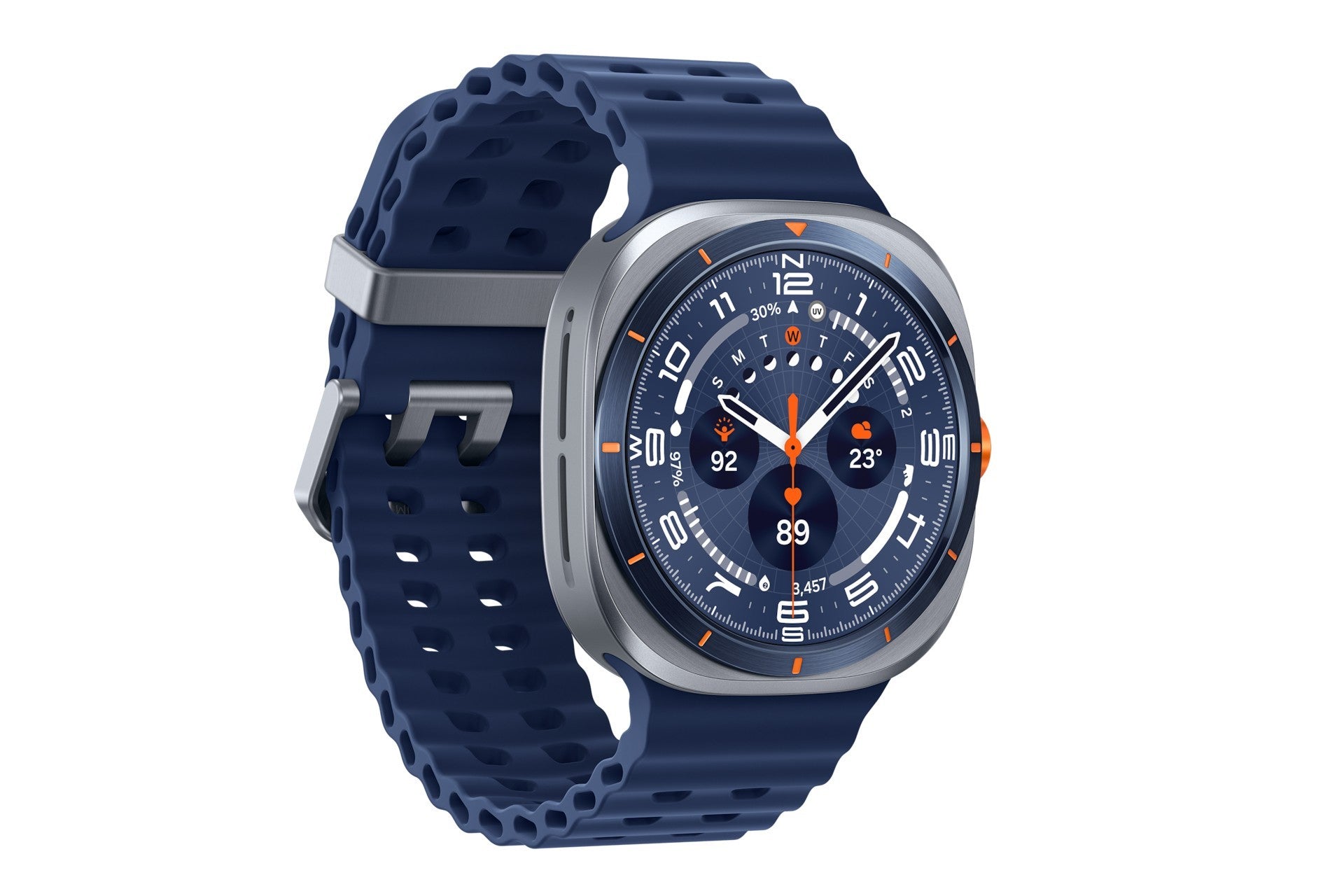 Samsung Galaxy Watch Ultra 3,81 cm (1.5") AMOLED 47 mm Digitale 480 x 480 Pixel Touch screen 4G Argento Wi-Fi GPS (satellitare)
