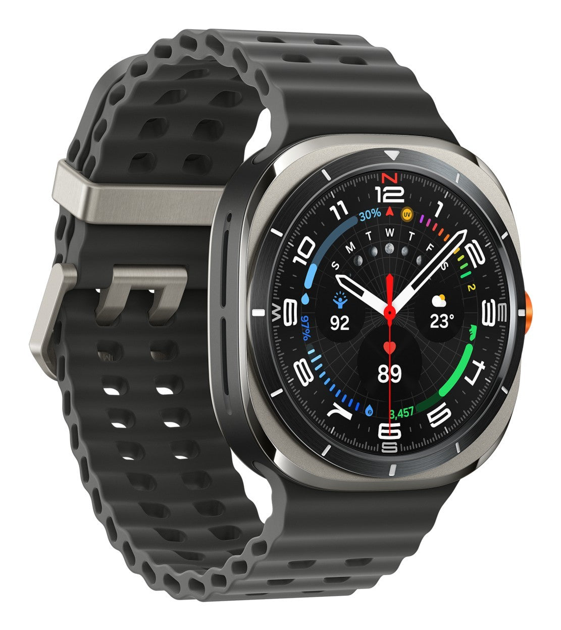 Samsung Galaxy Watch Ultra 3,81 cm (1.5") AMOLED 47 mm Digitale 480 x 480 Pixel Touch screen 4G Argento Wi-Fi GPS (satellitare)