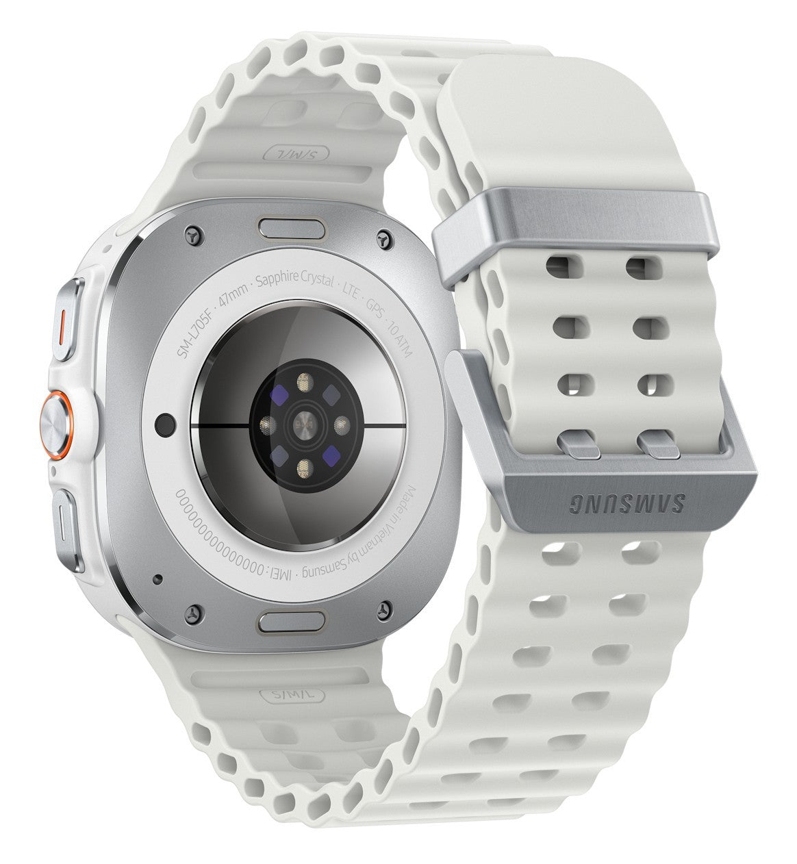 Samsung Galaxy Watch Ultra 3,81 cm (1.5") AMOLED 47 mm Digitale 480 x 480 Pixel Touch screen 4G Bianco Wi-Fi GPS (satellitare)