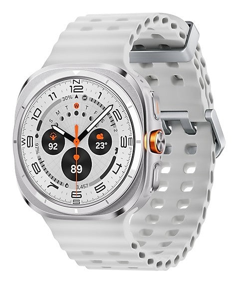 Samsung Galaxy Watch Ultra 3,81 cm (1.5") AMOLED 47 mm Digitale 480 x 480 Pixel Touch screen 4G Titanio, Bianco Wi-Fi GPS
