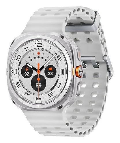 Samsung Galaxy Watch Ultra 3,81 cm (1.5") AMOLED 47 mm Digitale 480 x 480 Pixel Touch screen 4G Titanio, Bianco Wi-Fi GPS