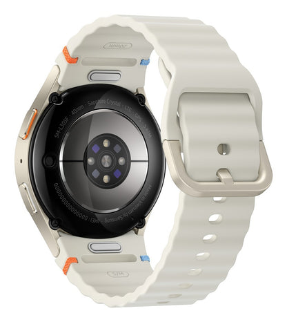 Samsung Galaxy Watch7 3,3 cm (1.3") AMOLED 40 mm Digitale 432 x 432 Pixel Touch screen 4G Crema Wi-Fi GPS (satellitare)