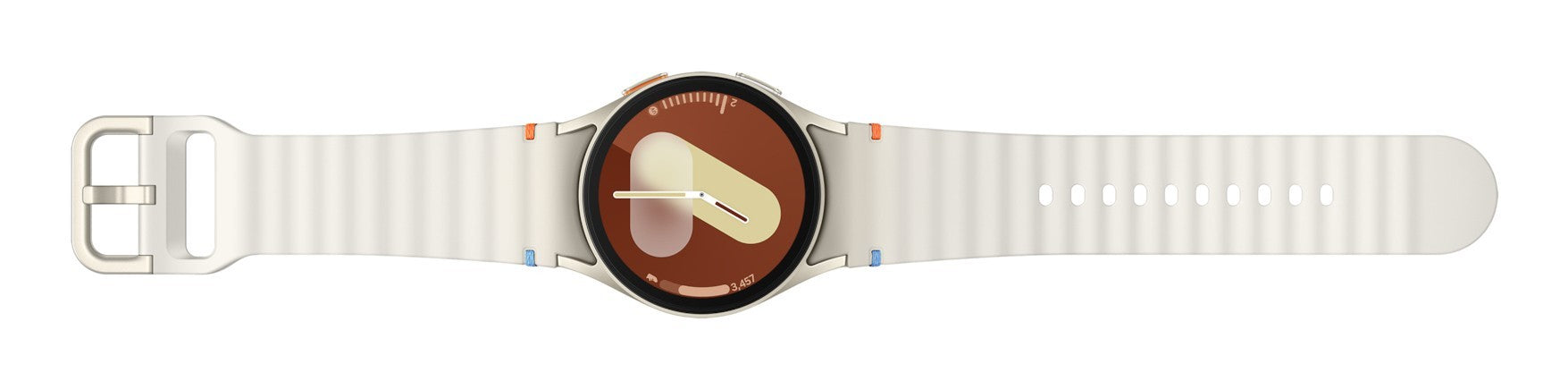 Samsung Galaxy Watch7 3,3 cm (1.3") AMOLED 40 mm Digitale 432 x 432 Pixel Touch screen 4G Crema Wi-Fi GPS (satellitare)