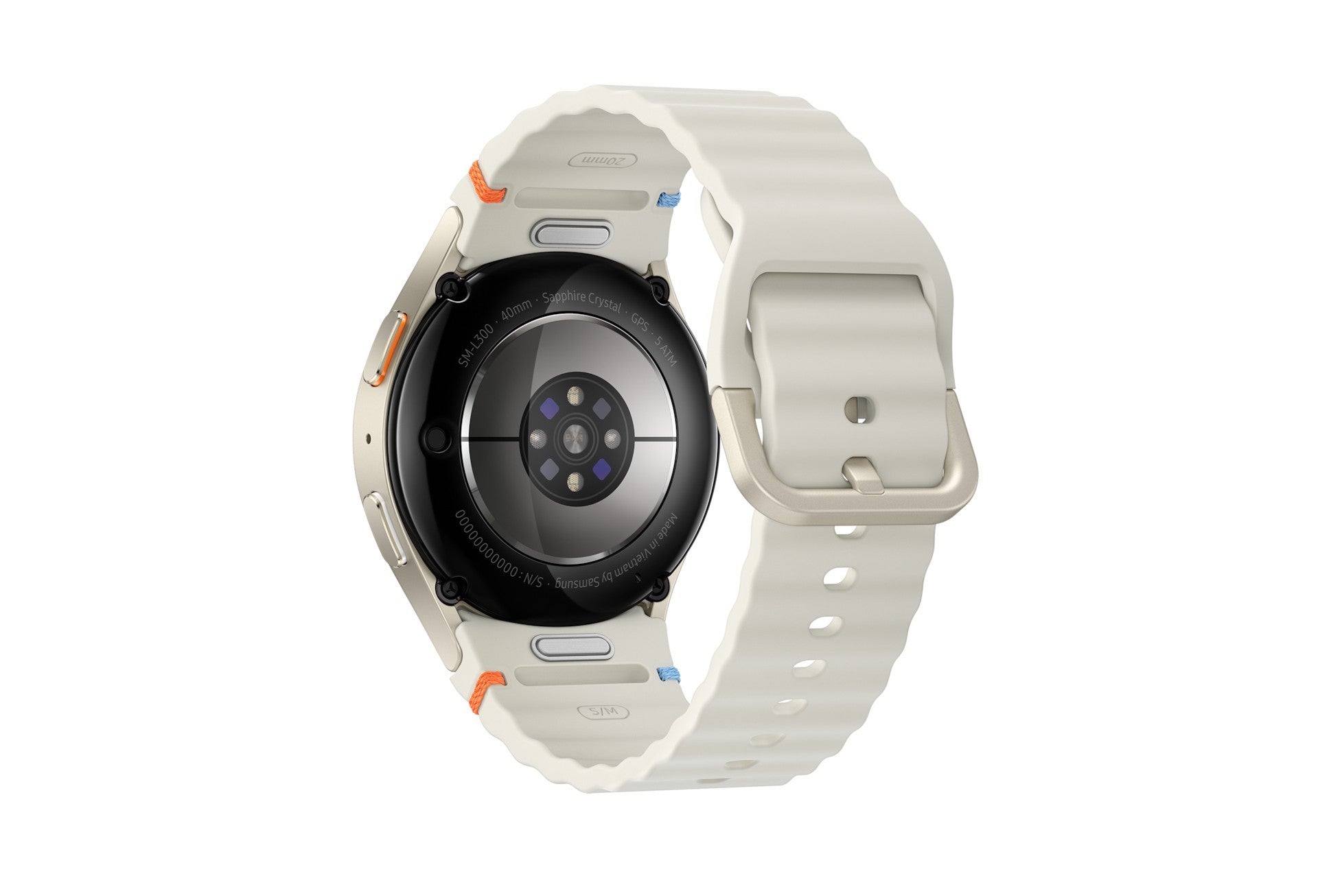 Samsung Galaxy Watch7 3,3 cm (1.3") AMOLED 40 mm Digitale 432 x 432 Pixel Touch screen Crema Wi-Fi GPS (satellitare)