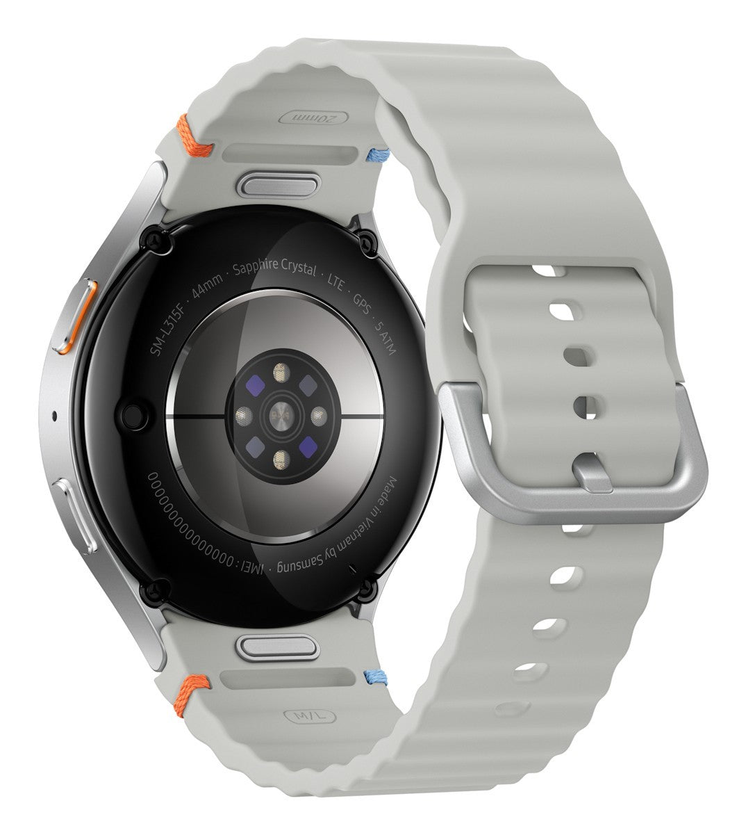 Samsung Galaxy Watch7 3,81 cm (1.5") AMOLED 44 mm Digitale 480 x 480 Pixel Touch screen 4G Argento Wi-Fi GPS (satellitare)