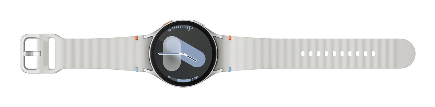 Samsung Galaxy Watch7 3,81 cm (1.5") AMOLED 44 mm Digitale 480 x 480 Pixel Touch screen 4G Argento Wi-Fi GPS (satellitare)