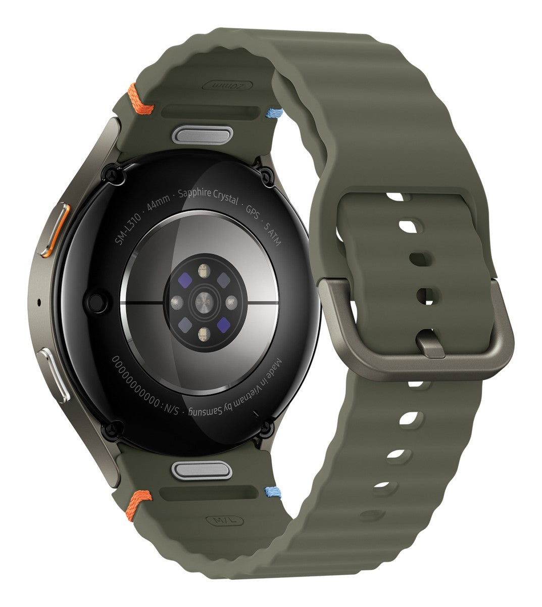 Samsung Galaxy Watch7 3,81 cm (1.5") AMOLED 44 mm Digitale 480 x 480 Pixel Touch screen Verde Wi-Fi GPS (satellitare)