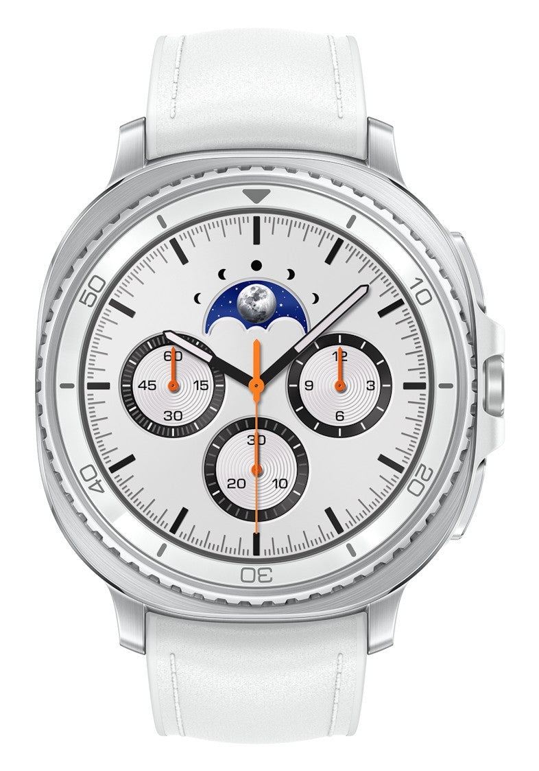 Samsung Galaxy Watch8 Classic 3,3 cm (1.3") AMOLED 46 mm Digitale 438 x 438 Pixel Touch screen Argento Wi-Fi GPS (satellitare)