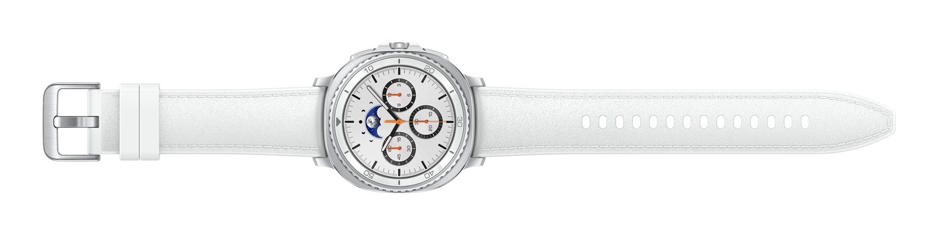 Samsung Galaxy Watch8 Classic 3,3 cm (1.3") AMOLED 46 mm Digitale 438 x 438 Pixel Touch screen Argento Wi-Fi GPS (satellitare)