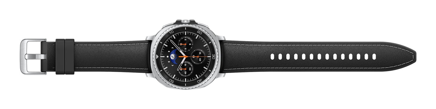 Samsung Galaxy Watch8 Classic 3,3 cm (1.3") AMOLED 46 mm Digitale 438 x 438 Pixel Touch screen Argento Wi-Fi GPS (satellitare)