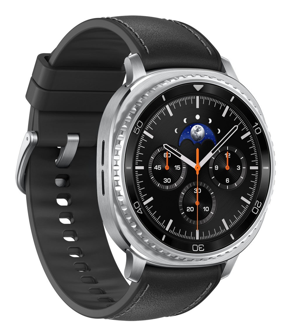 Samsung Galaxy Watch8 Classic 3,3 cm (1.3") AMOLED 46 mm Digitale 438 x 438 Pixel Touch screen Argento Wi-Fi GPS (satellitare)