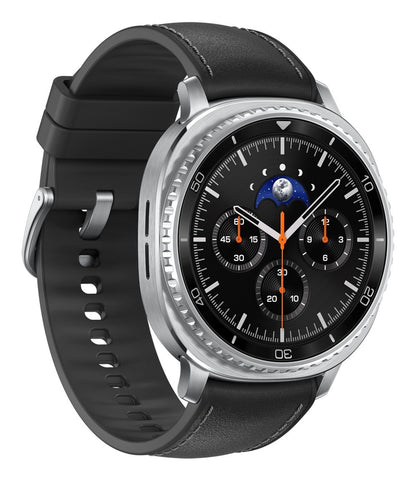 Samsung Galaxy Watch8 Classic 3,3 cm (1.3") AMOLED 46 mm Digitale 438 x 438 Pixel Touch screen Argento Wi-Fi GPS (satellitare)