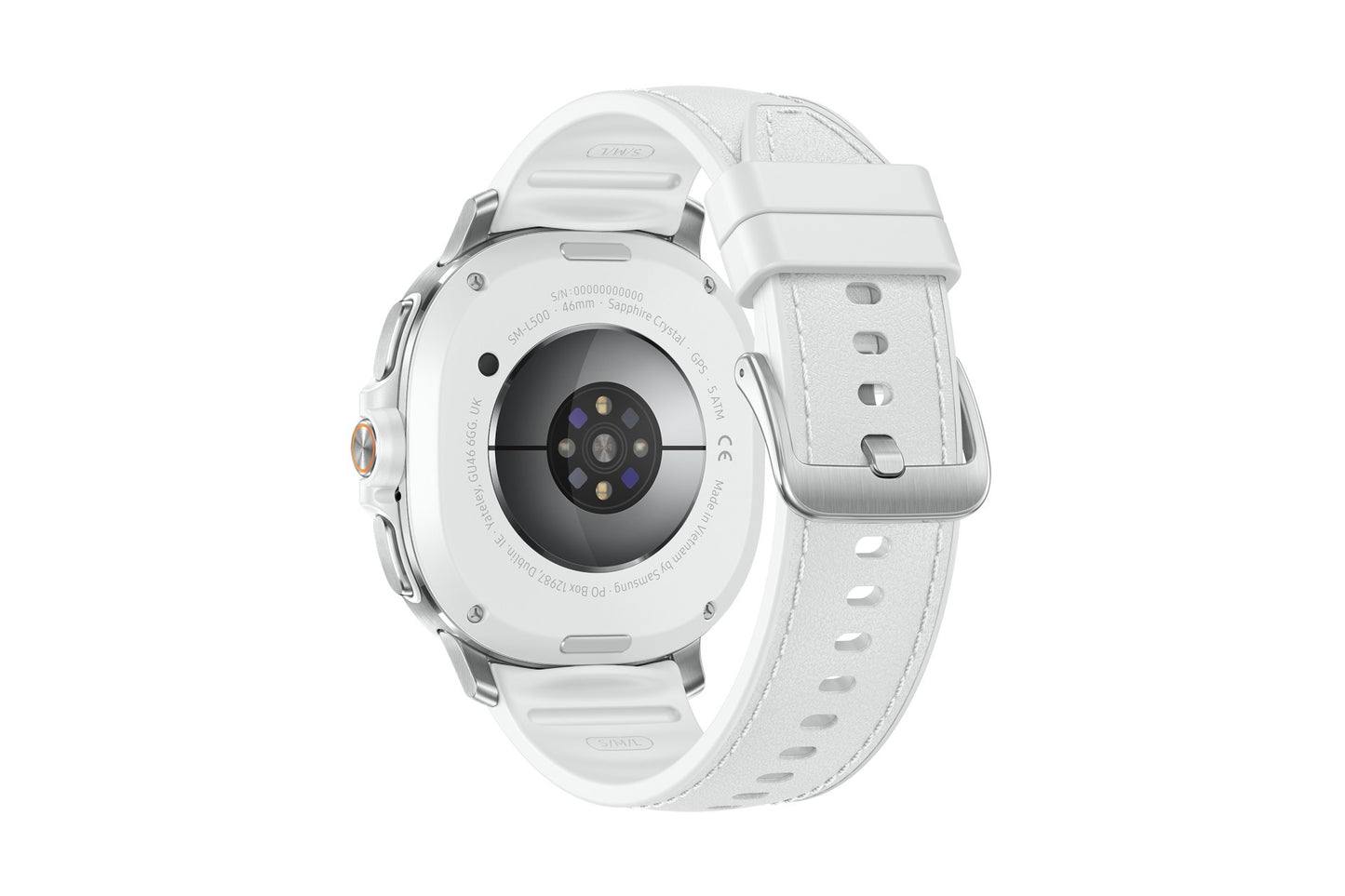 Samsung Galaxy Watch8 Classic 3,3 cm (1.3") AMOLED 46 mm Digitale 438 x 438 Pixel Touch screen Argento Wi-Fi GPS (satellitare)