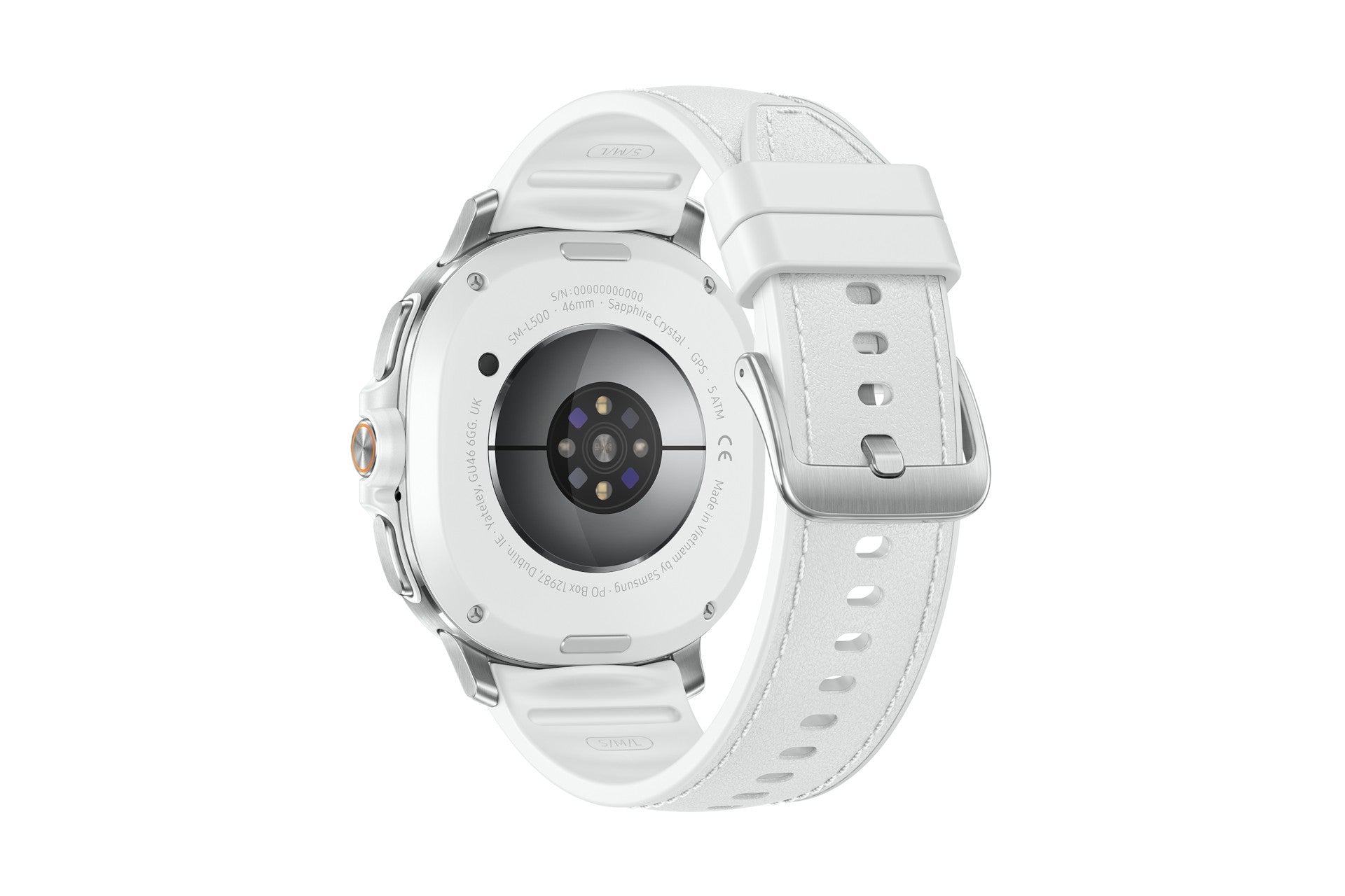 Samsung Galaxy Watch8 Classic 3,3 cm (1.3") AMOLED 46 mm Digitale 438 x 438 Pixel Touch screen Argento Wi-Fi GPS (satellitare)