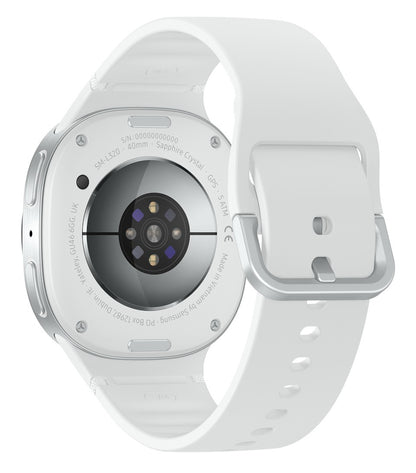 Samsung Galaxy Watch8 SM-L320NZSAXEF smartwatch e orologio sportivo 3,3 cm (1.3") AMOLED 40 mm Digitale 438 x 438 Pixel Argento