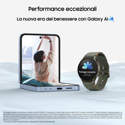 Samsung Galaxy Z Flip6 Smartphone AI, 256GB, RAM 12GB, Display 3,4" SAMOLED/6,7" Dynamic AMOLED 2X, Silver Shadow