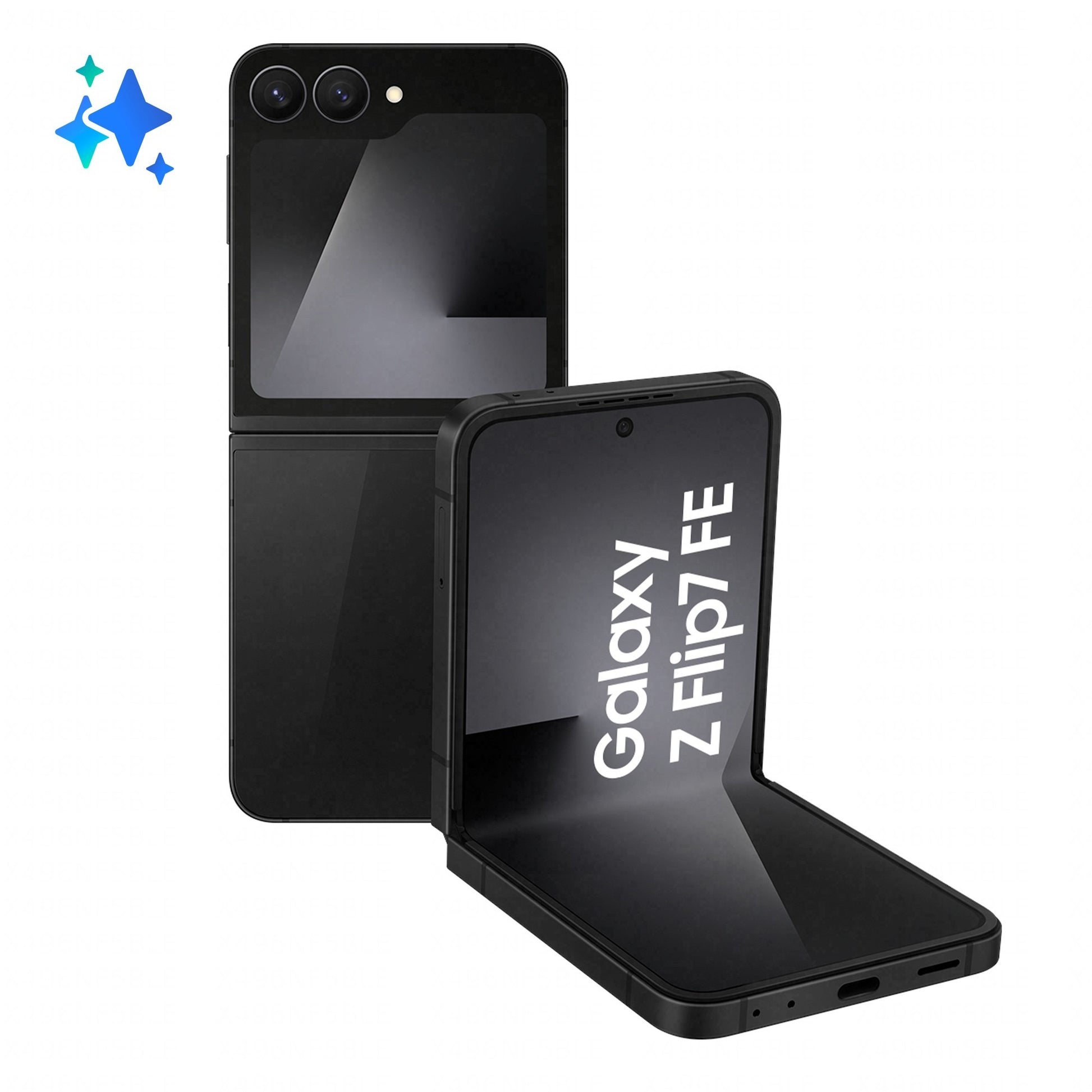 Samsung Galaxy Z Flip7 FE Smartphone AI, RAM 8GB, 256GB, Display 3,4" Super AMOLED/6,7" Dynamic AMOLED 2X, Fotocamera 50MP,