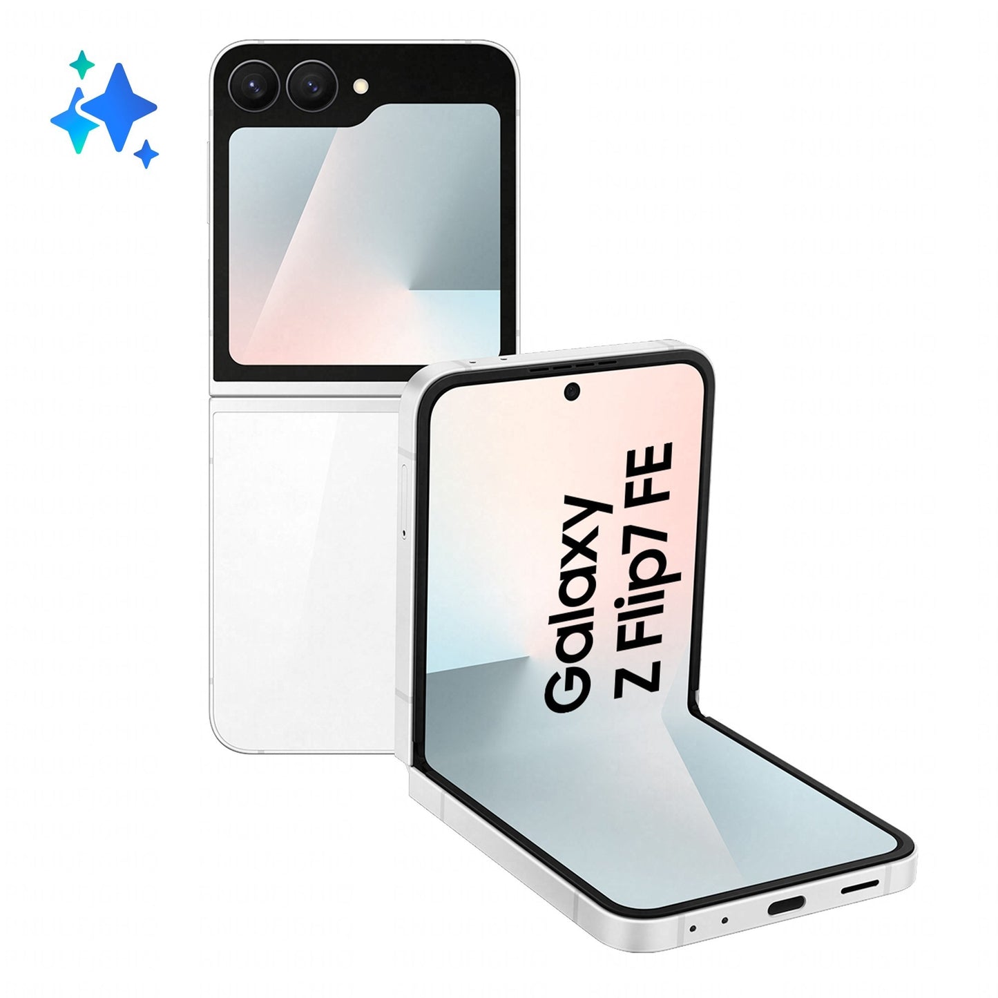 Samsung Galaxy Z Flip7 FE Smartphone AI, RAM 8GB, 256GB, Display 3,4" Super AMOLED/6,7" Dynamic AMOLED 2X, Fotocamera 50MP,