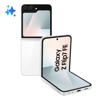 Samsung Galaxy Z Flip7 FE Smartphone AI, RAM 8GB, 256GB, Display 3,4" Super AMOLED/6,7" Dynamic AMOLED 2X, Fotocamera 50MP,