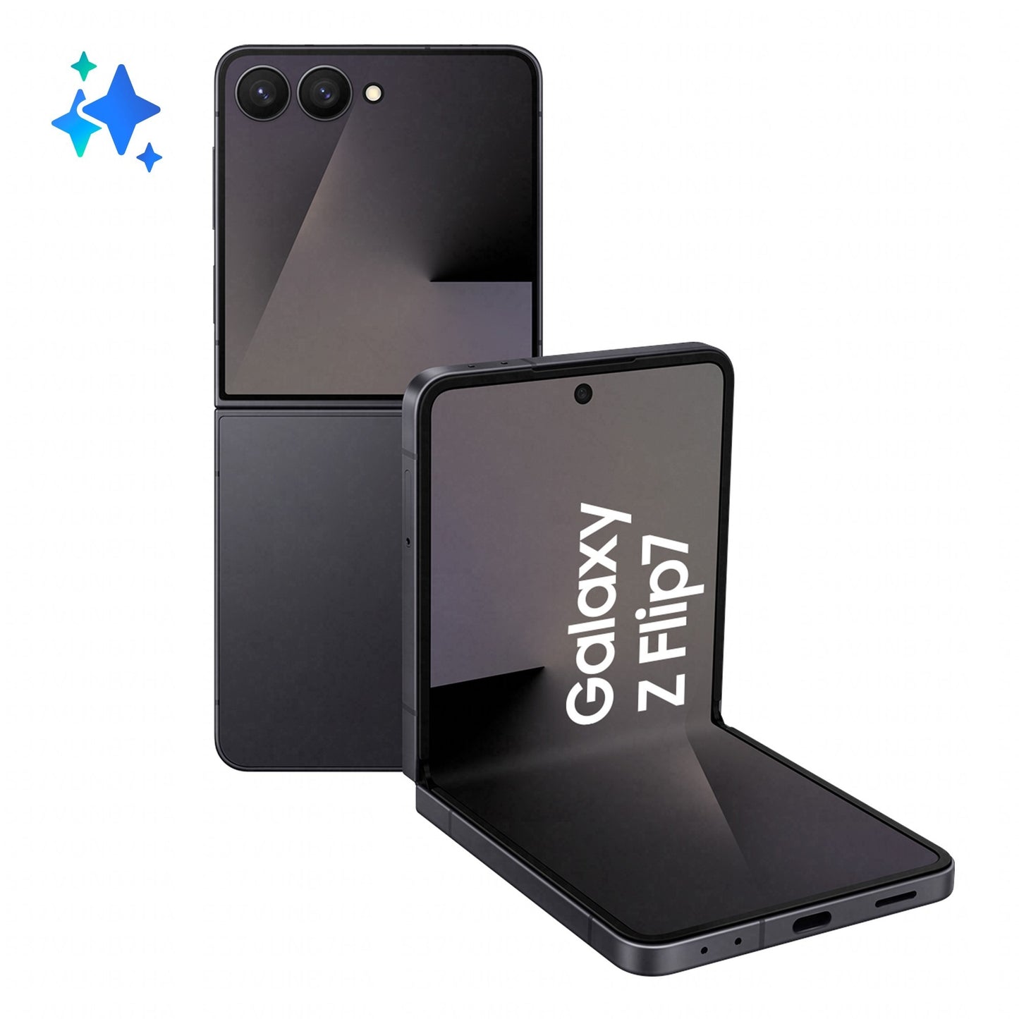 Samsung Galaxy Z Flip7 Smartphone AI, RAM 12GB, 256GB, Display 4,1" Super AMOLED/6,9" Dynamic AMOLED 2X, Fotocamera 50MP,