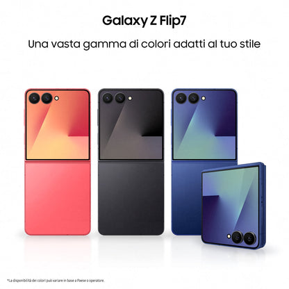 Samsung Galaxy Z Flip7 Smartphone AI, RAM 12GB, 512GB, Display 4,1" Super AMOLED/6,9" Dynamic AMOLED 2X, Fotocamera 50MP,