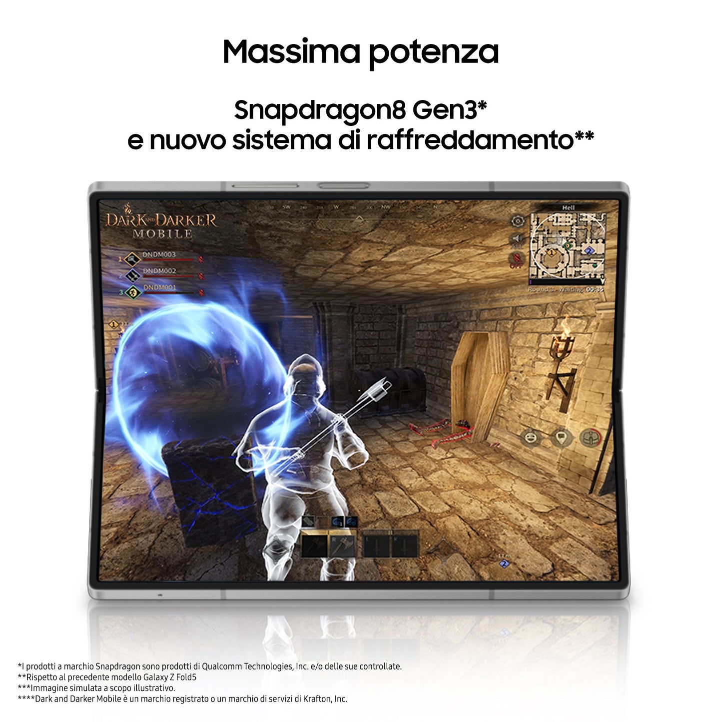 Samsung Galaxy Z Fold6 Smartphone AI, 1TB, RAM 12GB, Display 6,3"/7,6" Dynamic AMOLED 2X, Silver Shadow