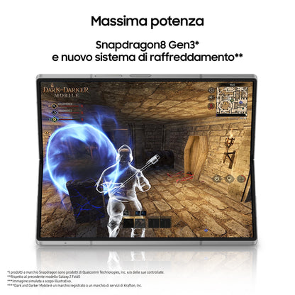 Samsung Galaxy Z Fold6 Smartphone AI, 1TB, RAM 12GB, Display 6,3"/7,6" Dynamic AMOLED 2X, Silver Shadow