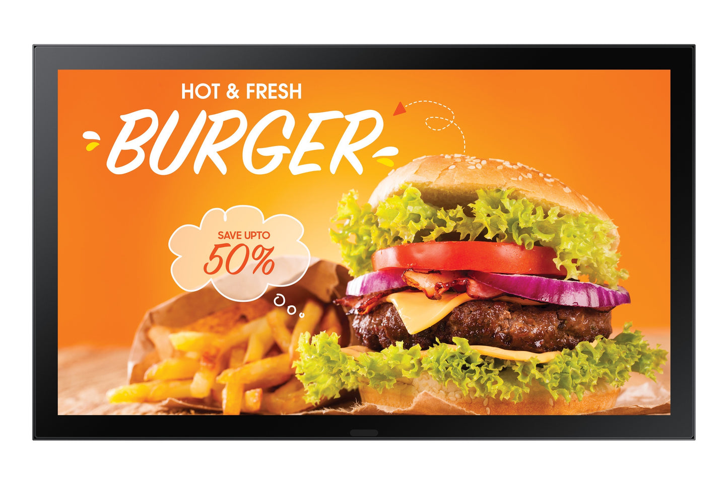 Samsung OH24B Pannello piatto per segnaletica digitale 61 cm (24") LCD Wi-Fi 1500 cd/m² Full HD Nero Processore integrato Tizen