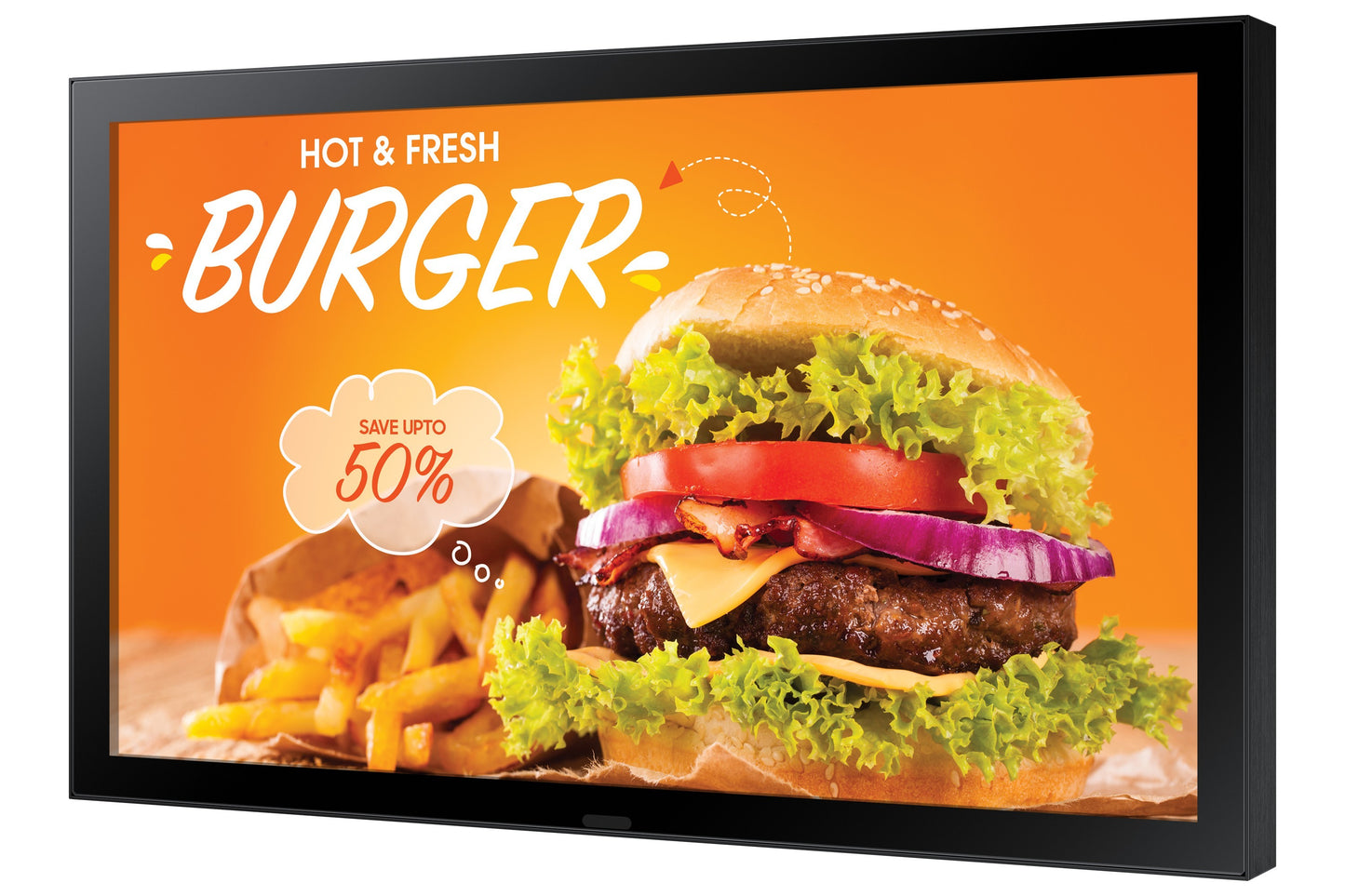 Samsung OH24B Pannello piatto per segnaletica digitale 61 cm (24") LCD Wi-Fi 1500 cd/m² Full HD Nero Processore integrato Tizen