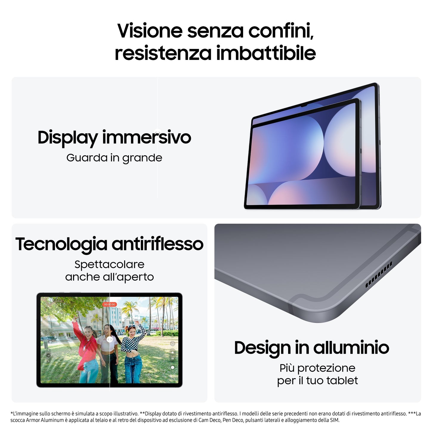 Samsung S10+ 5G 256 GB 31,5 cm (12.4") 12 GB Android 14 Grigio