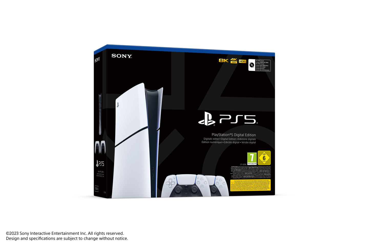 Sony Bundle PlayStation 5 Digital Edition (model group - slim) + 2° DualSense