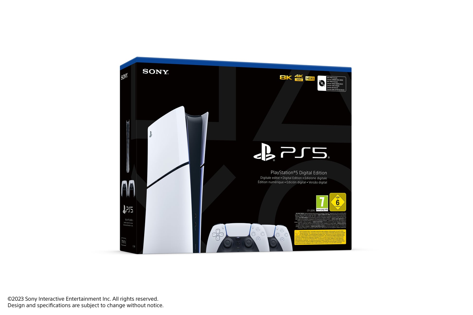 Sony Bundle PlayStation 5 Digital Edition (model group - slim) + 2° DualSense