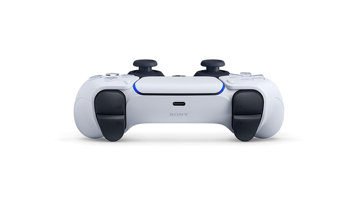 Sony DualSense V2 Nero, Bianco Bluetooth/USB Gamepad Analogico/Digitale Android, MAC, PC, PlayStation 5, iOS