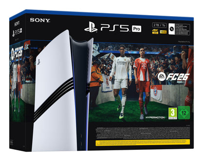 Sony PlayStation 5 Pro + EA Sports FC 26 Bundle 2 TB Wi-Fi Nero, Bianco