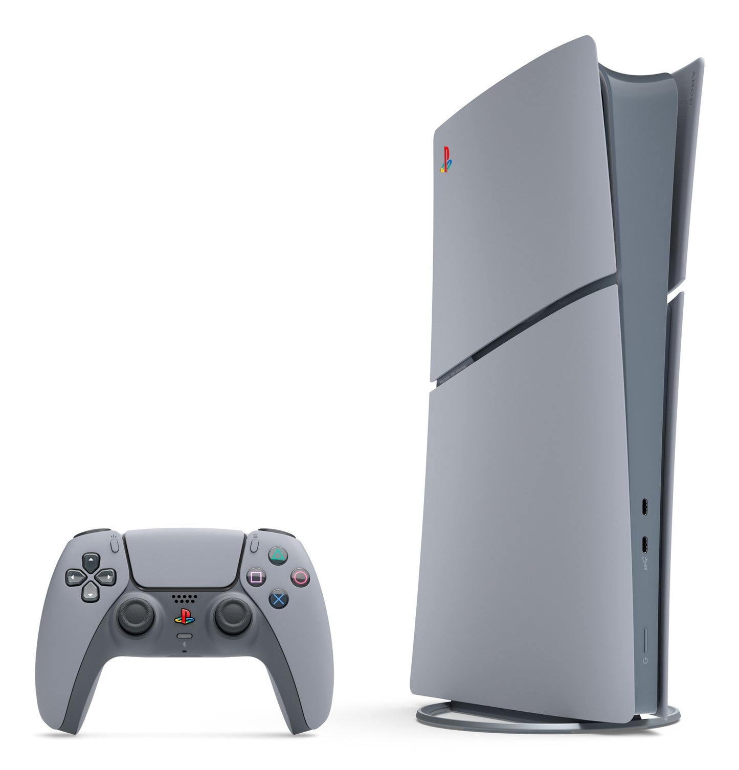 Sony PlayStation 5 Slim Digital Edition 30th Anniversary Limited Edition Bundle 1 TB Wi-Fi Nero, Grigio
