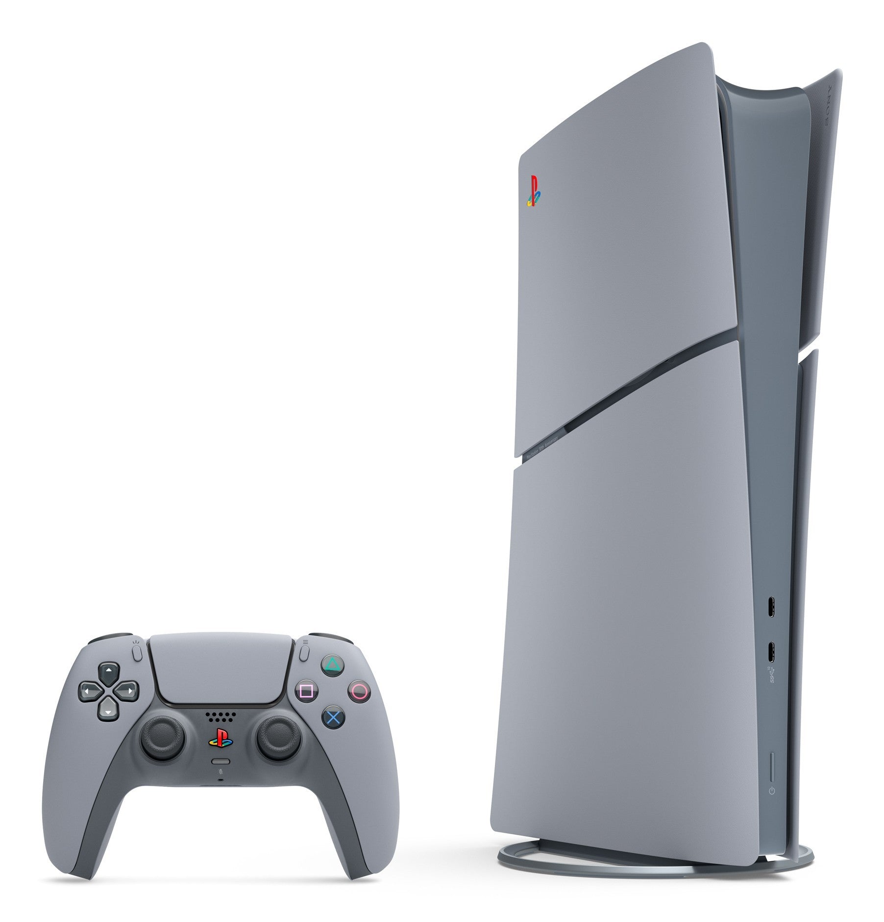 Sony PlayStation 5 Slim Digital Edition 30th Anniversary Limited Edition Bundle 1 TB Wi-Fi Nero, Grigio