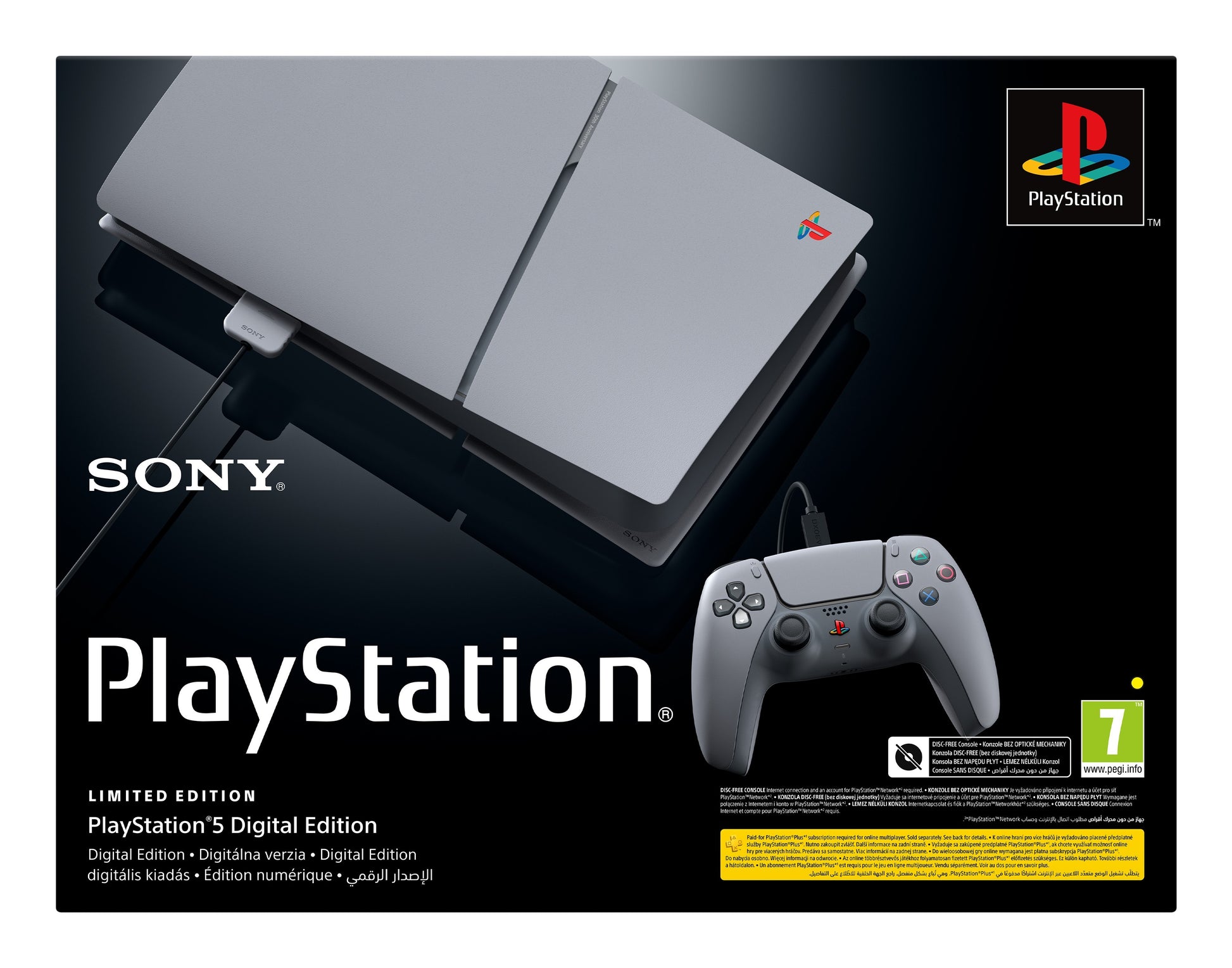 Sony PlayStation 5 Slim Digital Edition 30th Anniversary Limited Edition Bundle 1 TB Wi-Fi Nero, Grigio