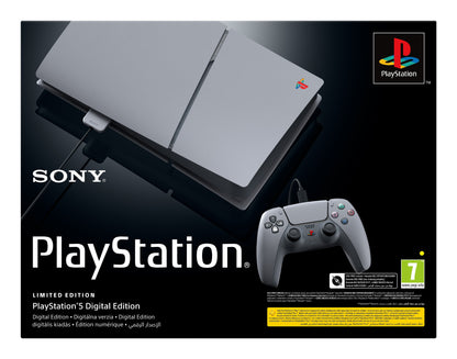 Sony PlayStation 5 Slim Digital Edition 30th Anniversary Limited Edition Bundle 1 TB Wi-Fi Nero, Grigio