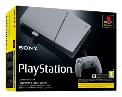Sony PlayStation 5 Slim Digital Edition 30th Anniversary Limited Edition Bundle 1 TB Wi-Fi Nero, Grigio