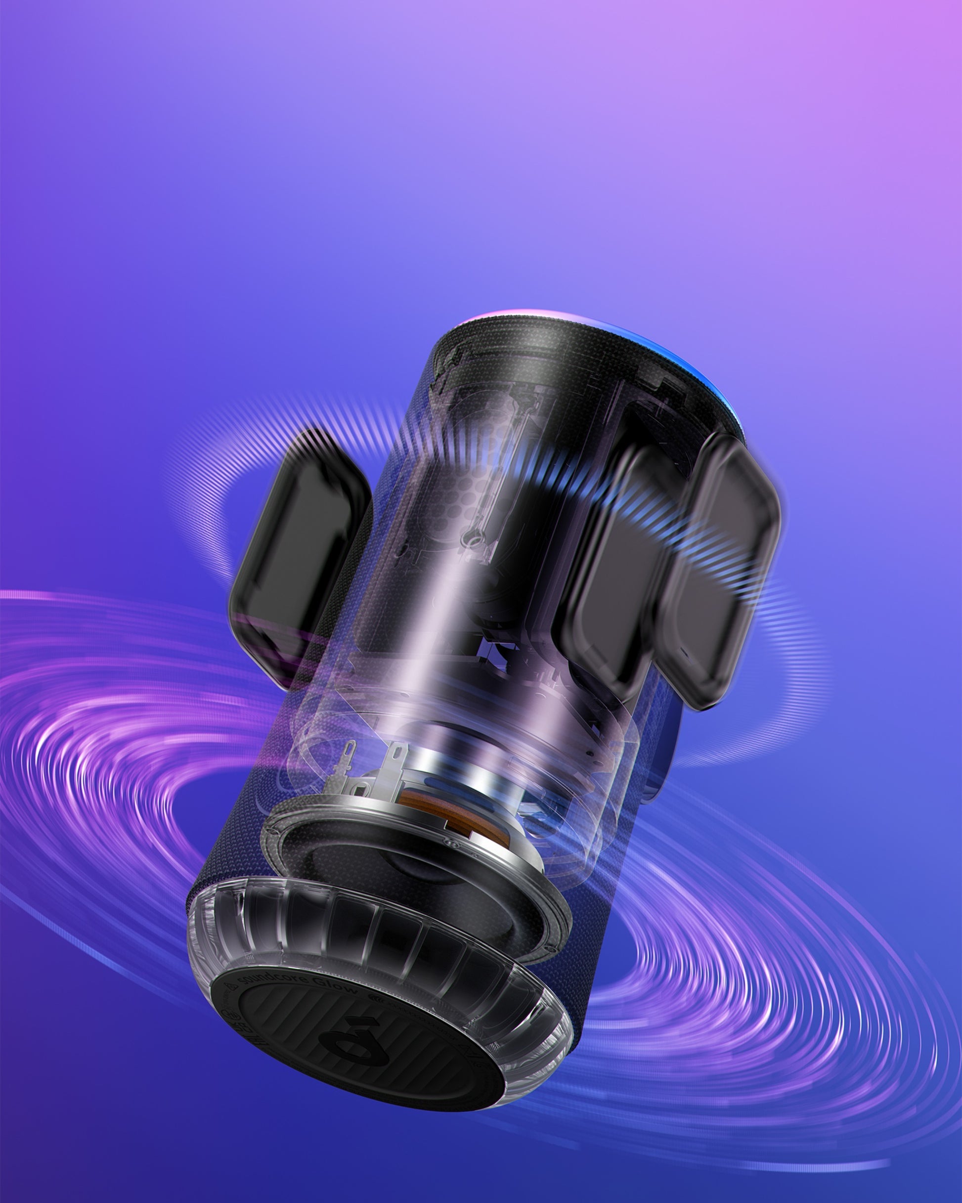 Soundcore Glow Altoparlante portatile mono Nero 30 W
