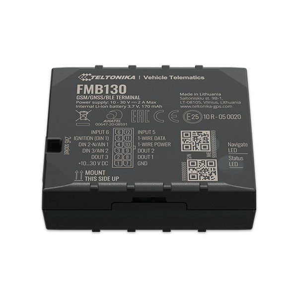 Teltonika FMB130 localizzatore e cercatore GPS Auto Nero