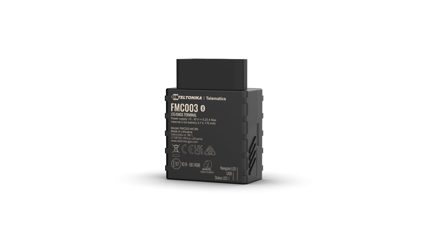 Teltonika FMC003 localizzatore e cercatore GPS Auto Rilevatore GPS Nero