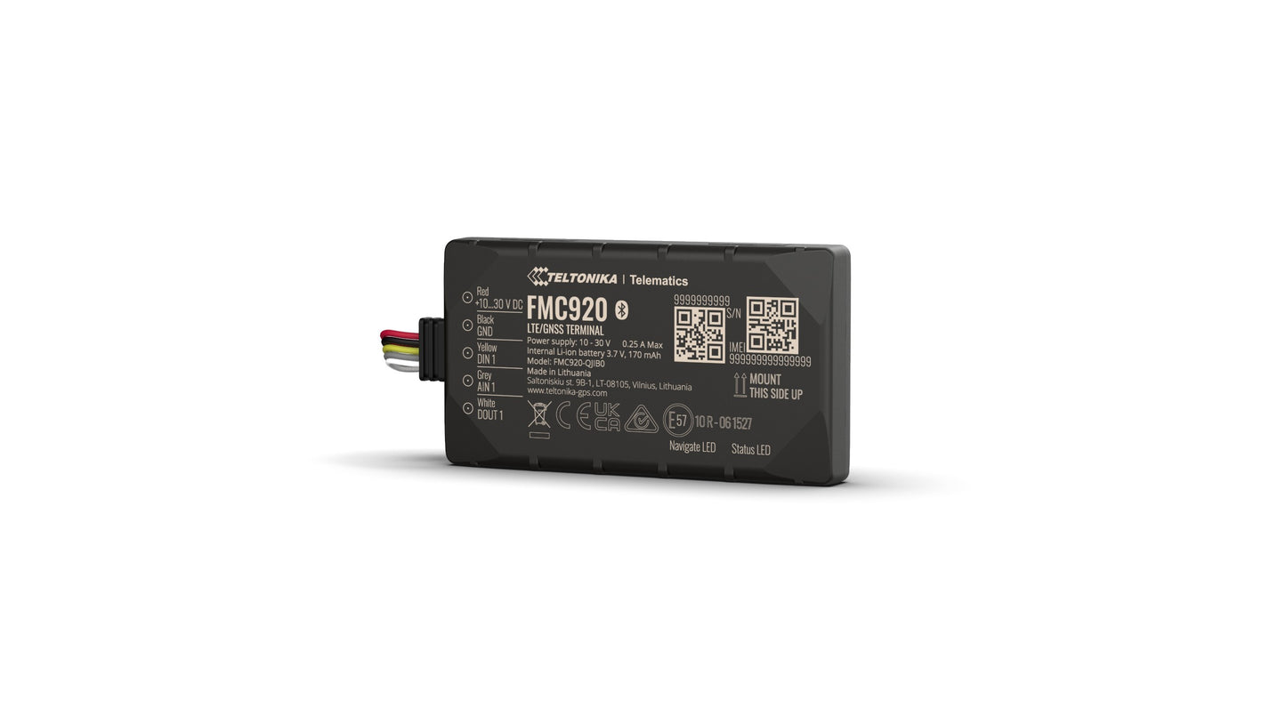 Teltonika FMC920-QKIB0 Universale Rilevatore GPS Nero