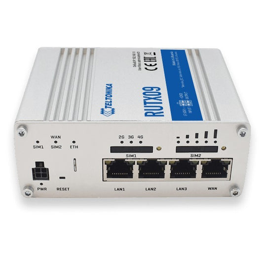 Teltonika RUTX09 router cablato Alluminio