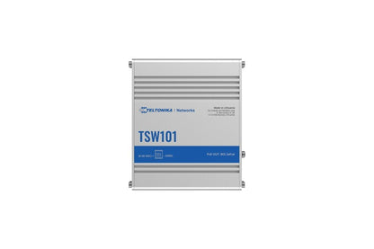 Teltonika TSW101 Gigabit Ethernet (10/100/1000) Supporto Power over Ethernet (PoE) Metallico
