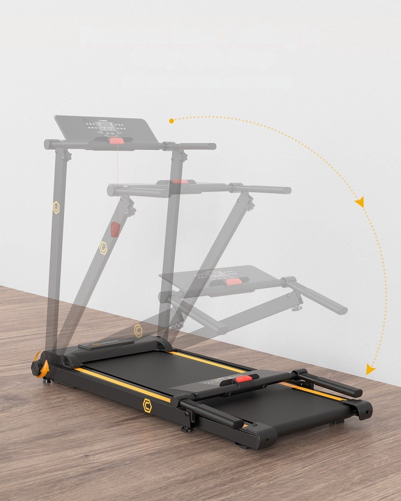 Urevo Foldi Mini black tapis roulant 1002 x 410 mm 10 km/h