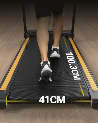 Urevo Foldi Mini black tapis roulant 1002 x 410 mm 10 km/h