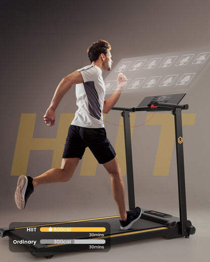 Urevo Foldi Mini black tapis roulant 1002 x 410 mm 10 km/h