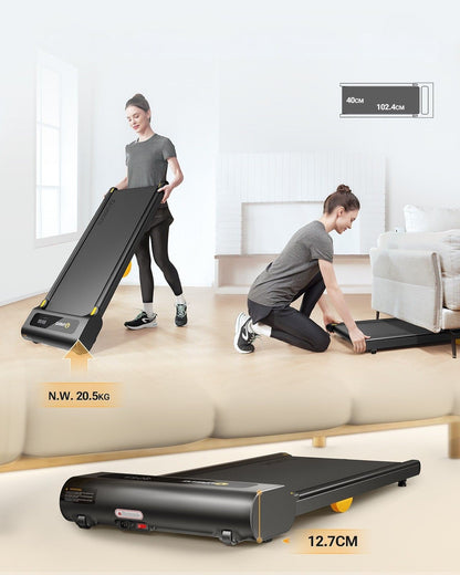 Urevo SpaceWalk Lite black tapis roulant 400 x 1024 mm 6 km/h